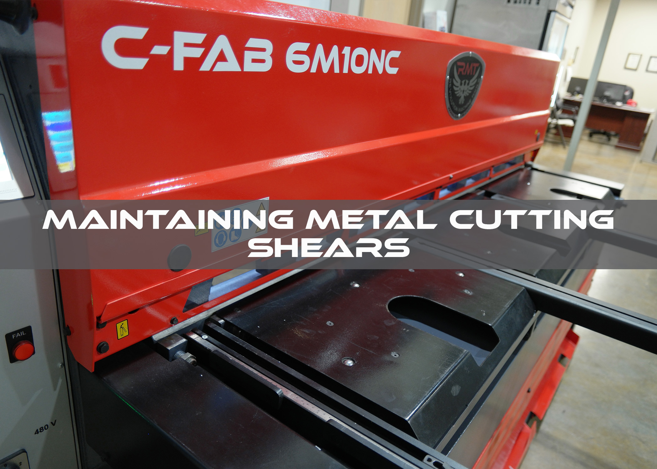 Maintaining metal cutting shears