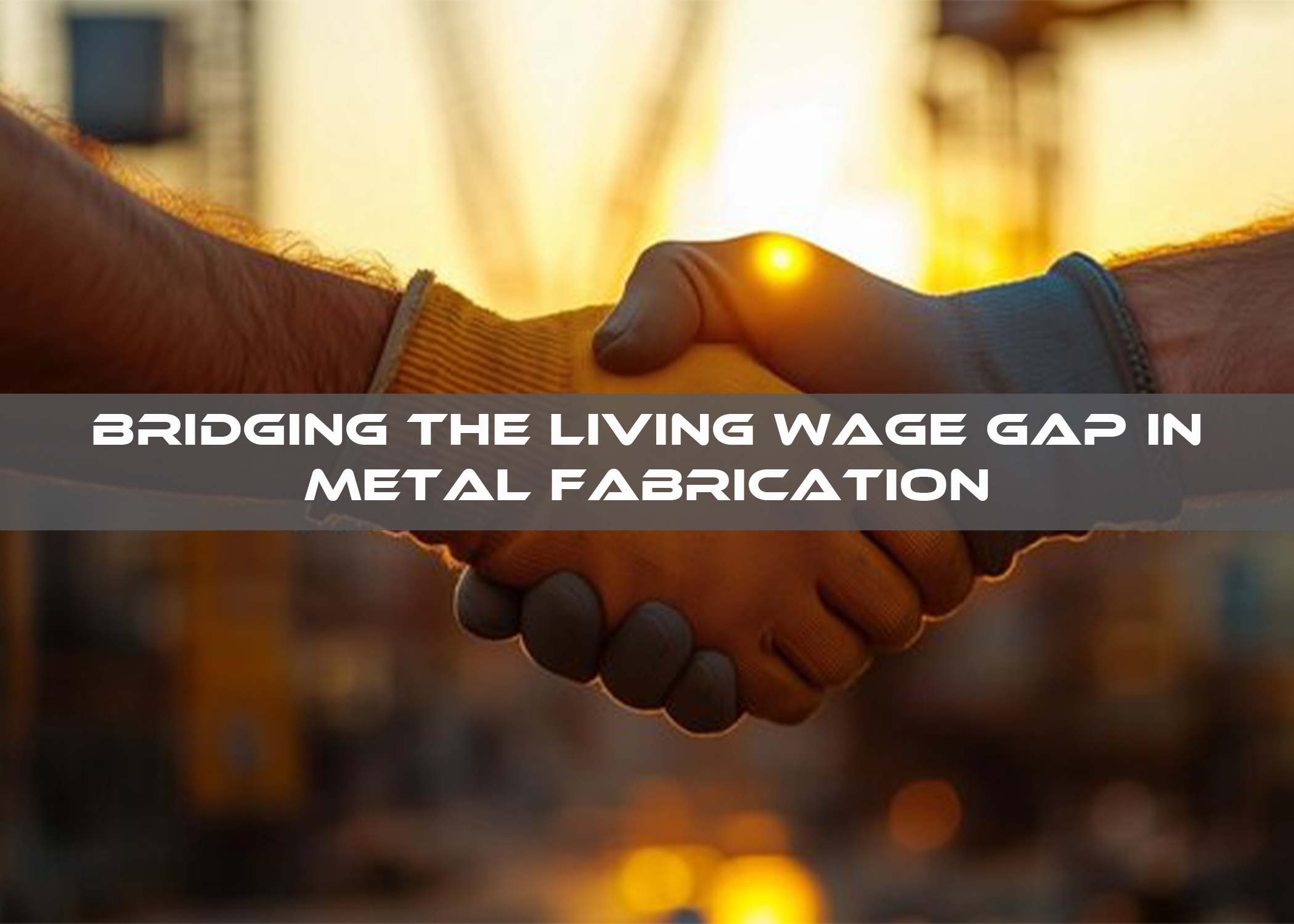 bridging the living wage gap in metal fabrication
